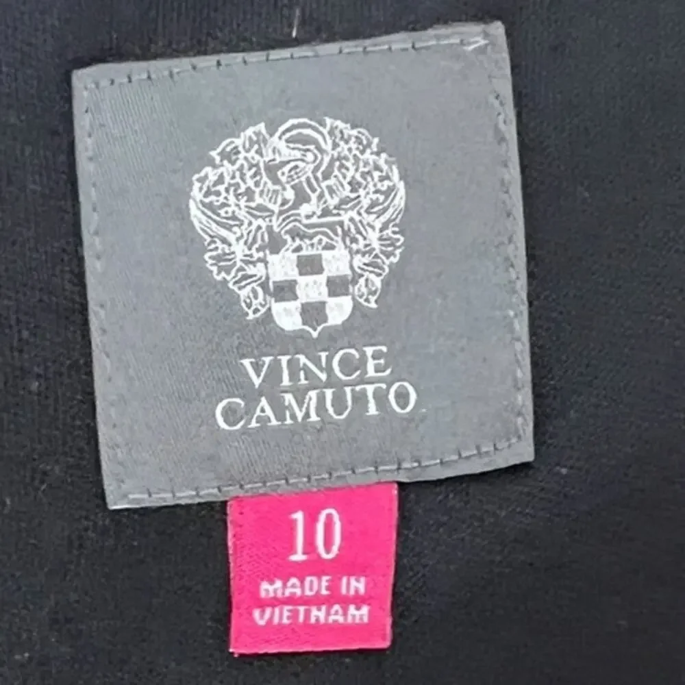 VINCE CAMUTO Long Sleeve Diamond Pattern Midi Dress SZ 10 - Picture 10 of 11